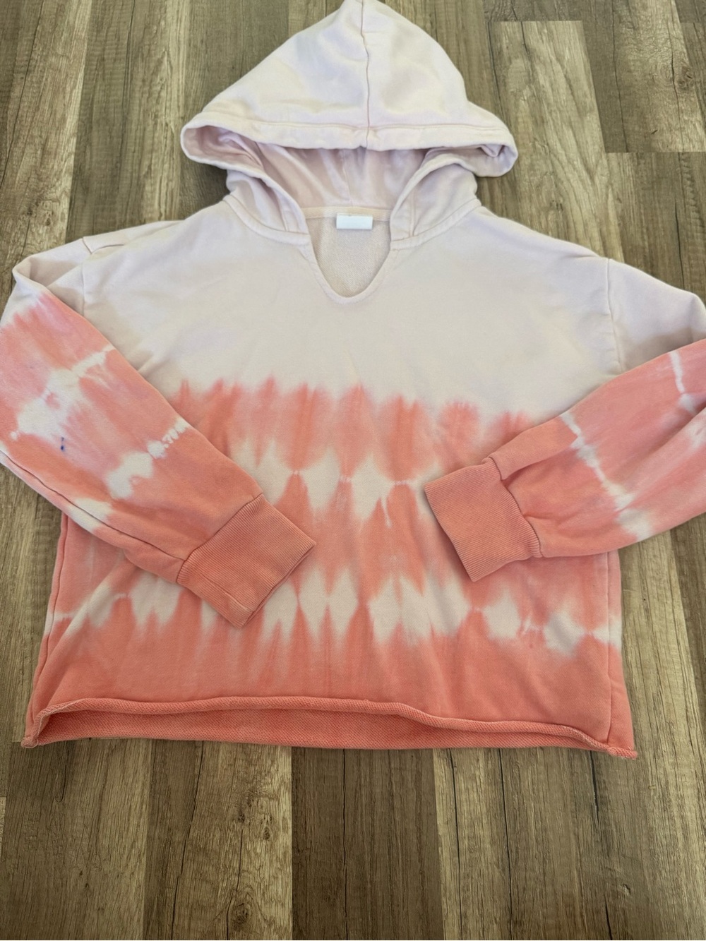 Girls tie dye pink hoodie gap kids size M